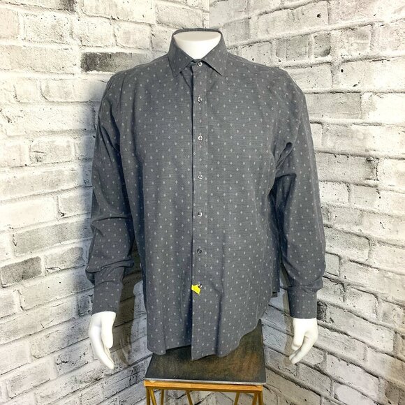 Polo Ralph Lauren Diamond Print Casual Button Down Shirt - Picture 1 of 11
